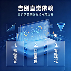 玉林建站-告别直觉依赖：三步学会数据驱动网站运营