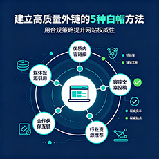 玉林建站-建立高质量外链的5种白帽方法